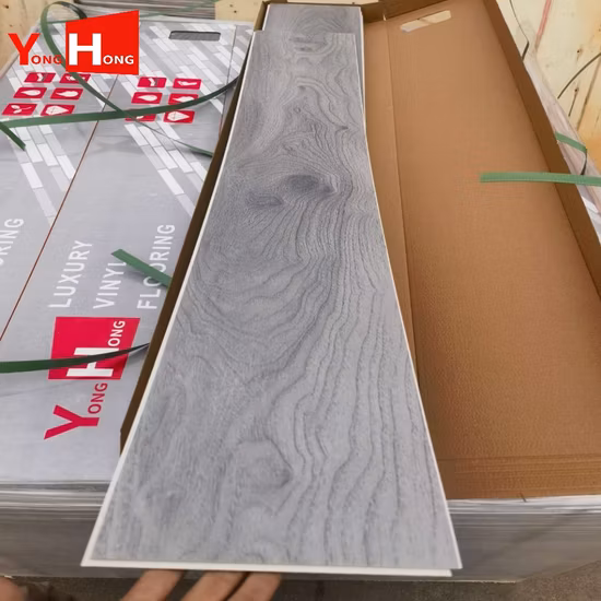 Europa América Unilin Valinge Haga clic en Buen precio resistente al agua HDF Piso de plástico de color madera/Piso Laminado/Laminado Laminado de madera de tablones de vinilo mosaico para Hotel