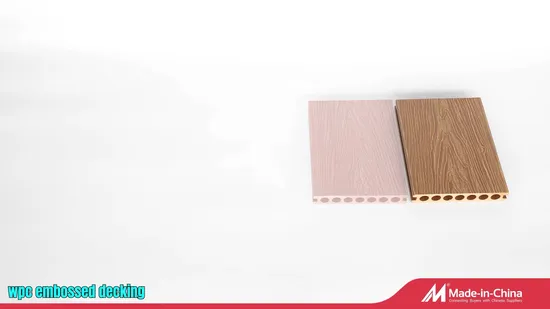Baldosa de suelo compuesta de plástico y madera de WPC para cubierta exterior con CE