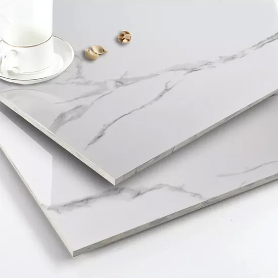 Foshan, China, pared de cerámica de alto brillo, copia pulida de mármol, piso vitrificado esmaltado, porcelana, baño, cocina, azulejo