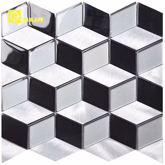 Venta caliente nuevo precio de mosaico de porcelana blanca y negra