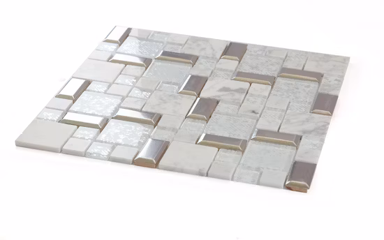 Mezcla de azulejos de mosaico de vidrio de colores para azulejos contra salpicaduras de cocina